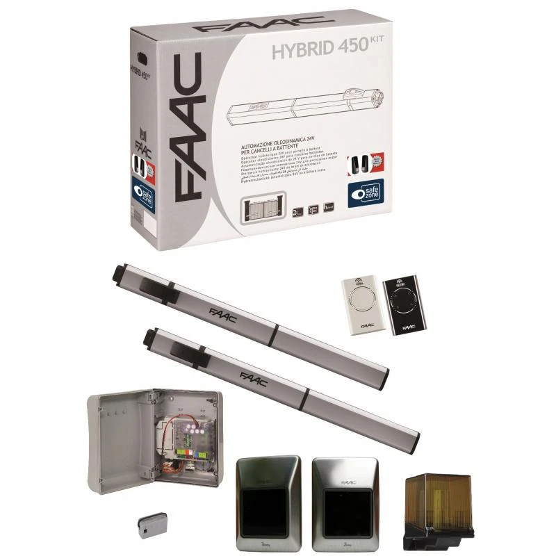 KIT HYBRID PLUS INTEGRAL Motorisation Portail Battant FAAC 24V 3 KIT HYBRID PLUS INTEGRAL Motorisation Portail Battant FAAC 24V