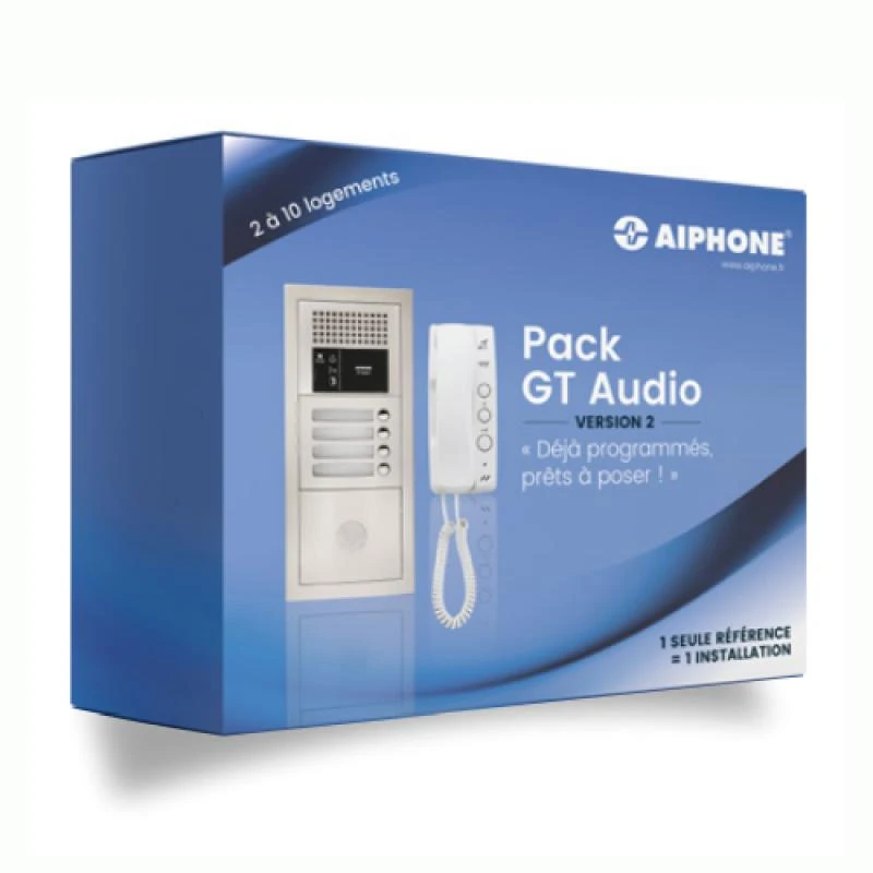 GTBA6E Pack Audio 6 BP Avec 6 Postes GT1D Programmés AIPHONE 4 GTBA6E Pack Audio 6 BP Avec 6 Postes GT1D Programmés AIPHONE – Image 2