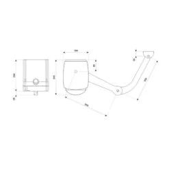 KMB24 Kit De Motorisation Pour Portail à 2 Battants BENINCA -Nice Soldes Boutique schema technique mb 800x800