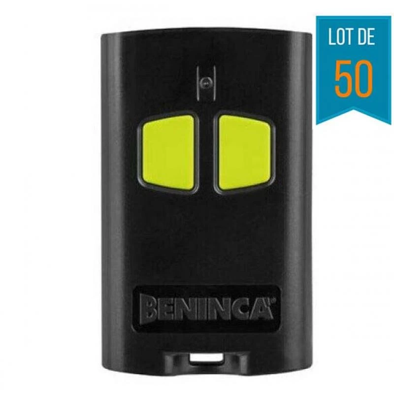 TO GO 2VA - Télécommande 2 Canaux BENINCA Pack De 50 3 TO GO 2VA - Télécommande 2 Canaux BENINCA Pack De 50